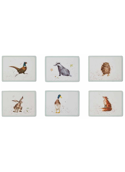 Forest Friends Placemats - Set of 6